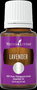 A bottle of Young Living’s Lavender oil.