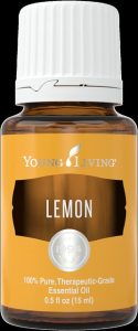 a 15 ml bottle of Young Living lemon oil