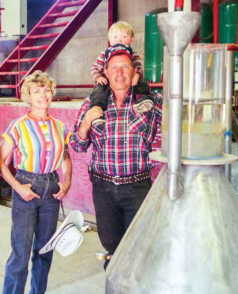 Mary and Gary Young with Baby Jacob at the Mona Distillery in Mona, Utah. Photo from Mary’s new book: D. Gary Young: The World Leader in Essential Oils. Wishing you all Happy Trails in the New Year!