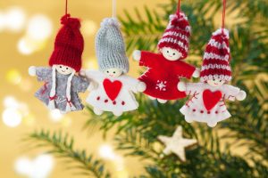 stuffed angel Christmas tree ornaments